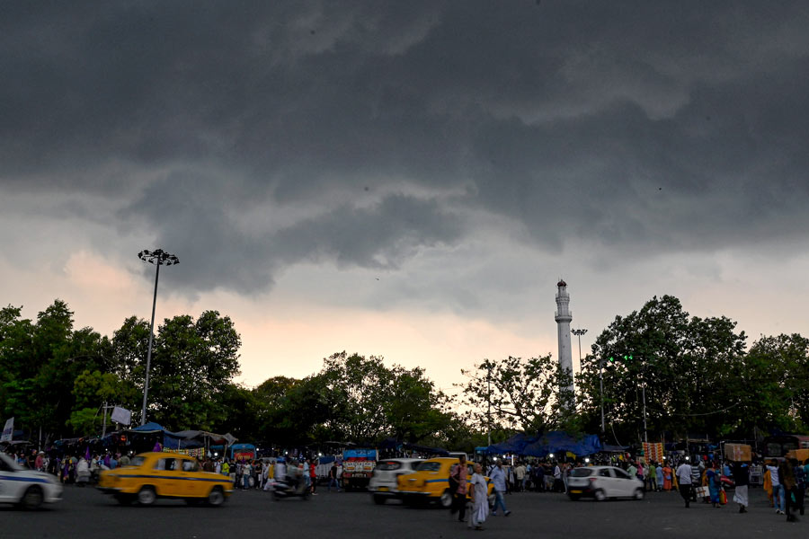 Representational Image of Cloudy sky in Kolkata