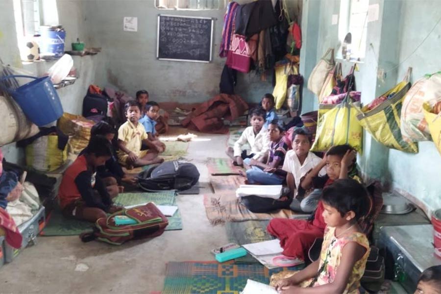 School at Ayodhya Pahar
