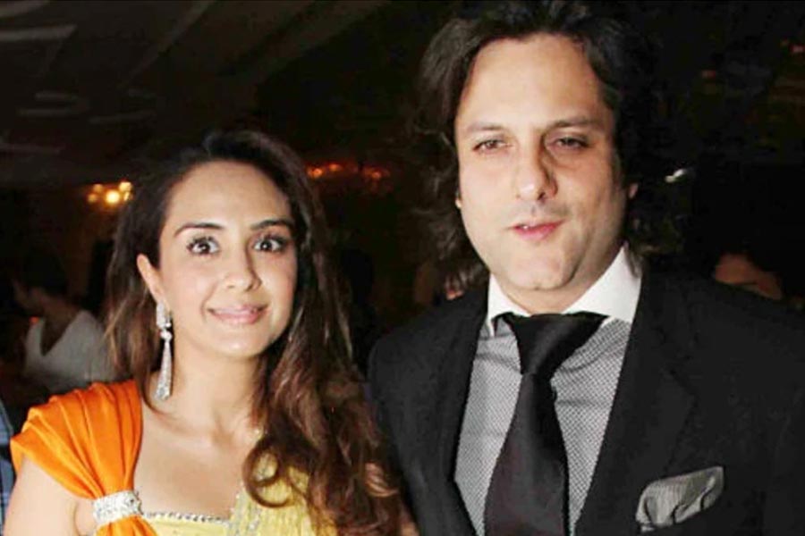 Fardeen khan and his wife