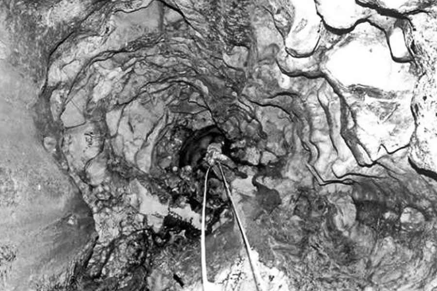 Image of excavated cave in Israel