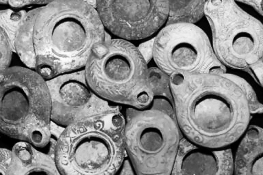 Image of excavated cave in Israel