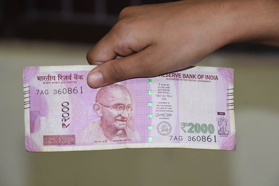 Reserve Bank of India says 88 percent of Rs 2,000 notes worth 3.14 lakh crore rupees already have been returned