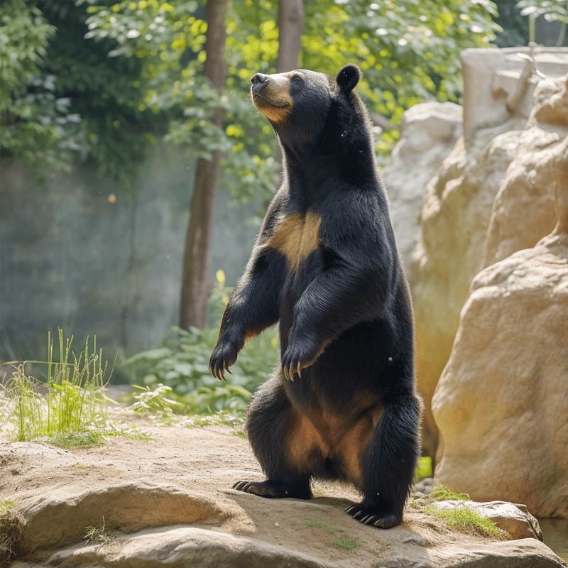 সমাজমাধ্যমে ওই পোস্টে যে ভালুকের নকল কণ্ঠস্বর শোনা গিয়েছে, সেটির নাম অ্যাঞ্জেলা। তার কণ্ঠে হ্যাংঝৌ চিড়িয়াখানা কর্তৃপক্ষের দাবি, ‘‘কয়েক জনের মনে হচ্ছে, আমি মানুষের মতো দাঁড়িয়ে থাকি.... তবে মনে হয় তাঁরা আমাকে খুব ভাল করে বোঝেন না।’’