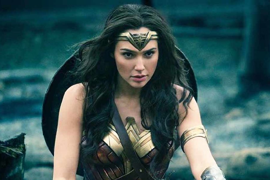 Gal Gadot as Wonder Woman.