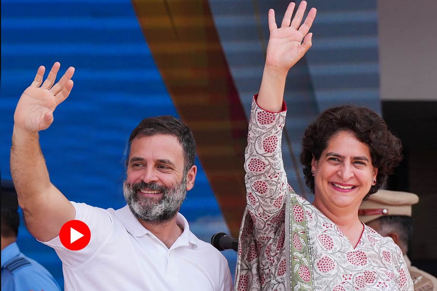 File image of Rahul and Priyanka Gandhi