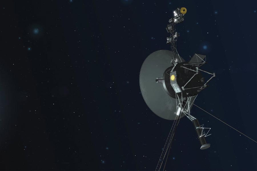 Lost spacecraft of NASA 46 year old Voyager-2 was found in space unexpectedly.
