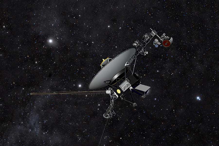 Lost spacecraft of NASA 46 year old Voyager-2 was found in space unexpectedly.
