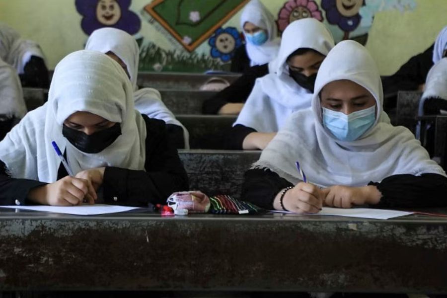 Taliban bans girl students from attending school after class three