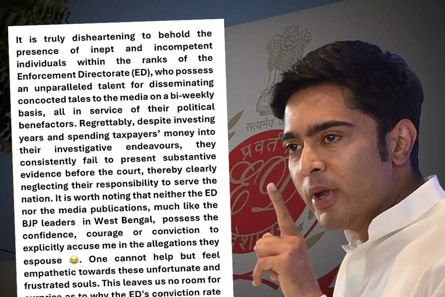 Abhishek Banerjee attacks ED over different issues