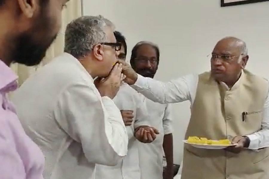 রাহুল সাংসদ পদ ফিরে পাওয়ায় কংগ্রেস শিবিরে তো বটেই উচ্ছ্বাস দেখা যায় বিরোধী জোট ‘ইন্ডিয়া’ শিবিরেও। সংসদে কংগ্রেস সাংসদ অধীর চৌধুরীকে দেখা যায় কংগ্রেস নেতা মল্লিকার্জুন খড়্গেকে মিষ্টিমুখ করাতে। খড়্গে তাঁর পাশে বসা তৃণমূল সাংসদ সুদীপ বন্দ্যোপাধ্যায়কে মিষ্টিমুখ করান। উপস্থিত ছিলেন তৃণমূলের ডেরেক ও’ব্রায়েন-সহ বিরোধী জোটের শরিক দলের অন্য সদস্যেরাও।