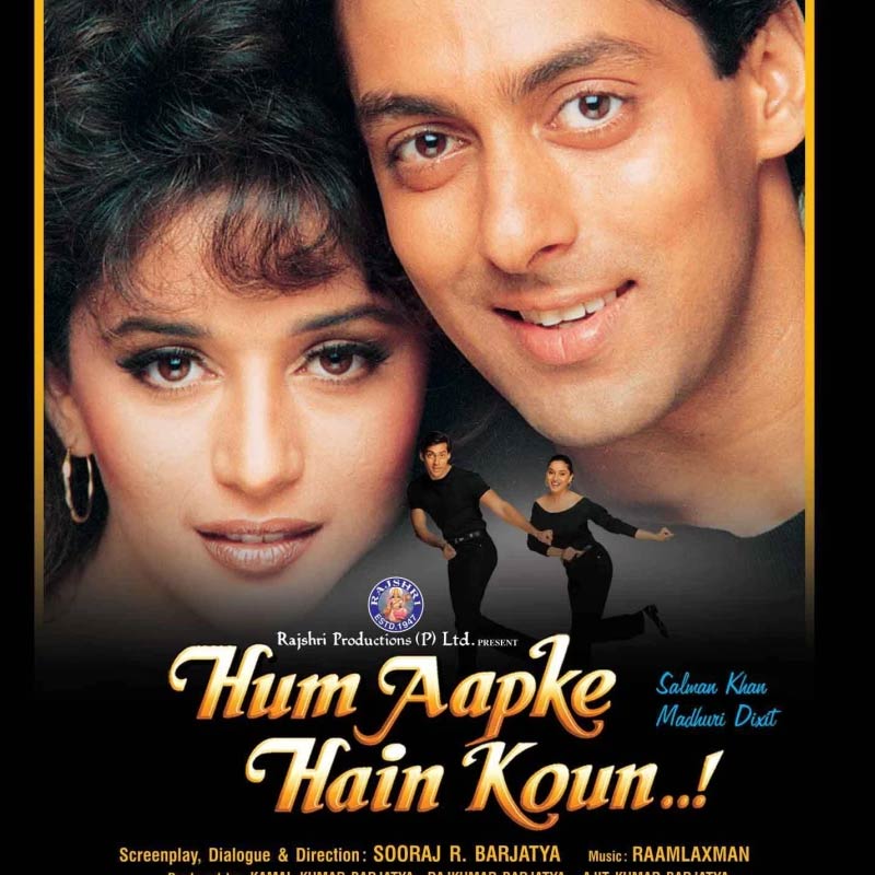 Salman Khan and Madhuri Dixit Nene