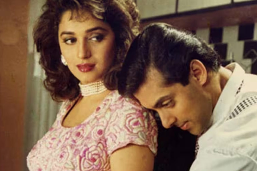 Salman Khan and Madhuri Dixit Nene