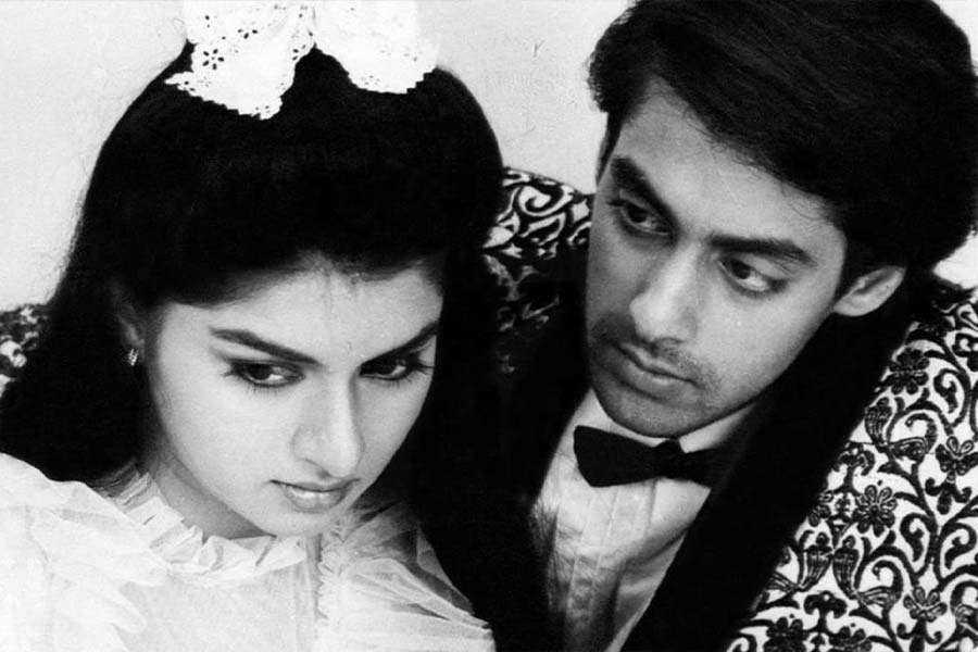 Salman Khan and Bhagyashree