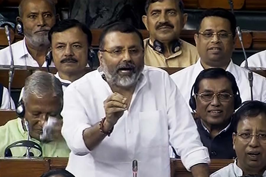BJP MP Nishikant Dubey’s controversial remarks against INDIA during no confidence motion in Lok Sabha
