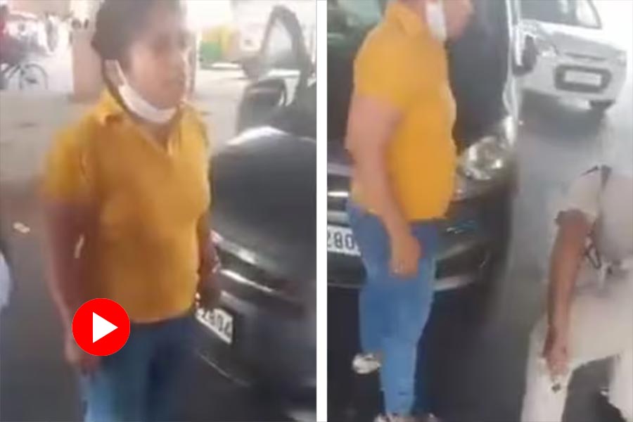 Video of woman slapping on duty police constable goes viral.