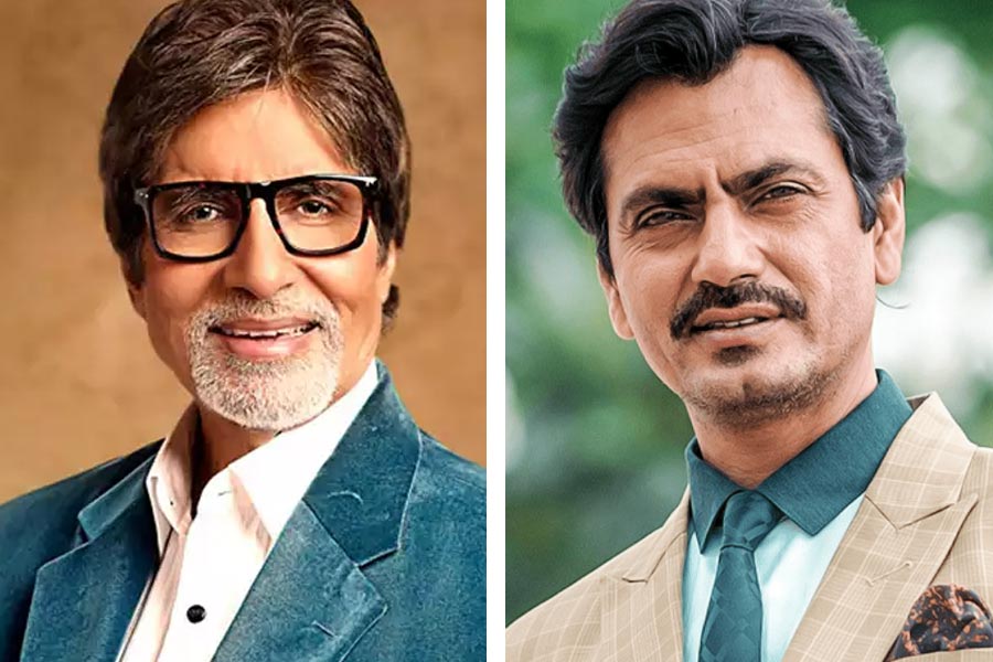 Amitabh Bachchan and Nawazuddin Siddiqui
