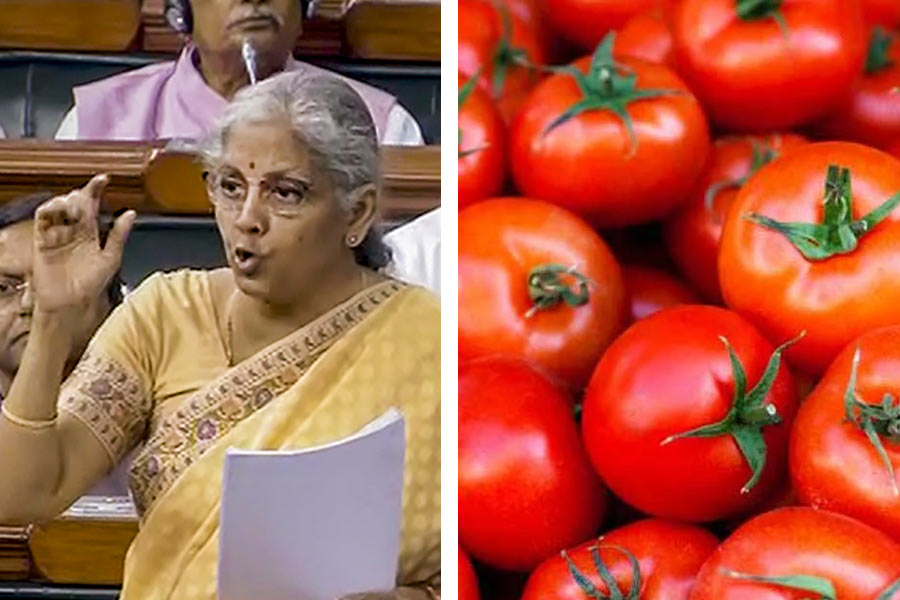 Union Finance Minister Nirmala Sitharaman says,  Government taking steps to control price rise, tomatoes being imported from Nepal