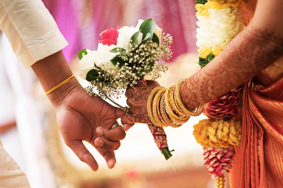 Representational image of wedding