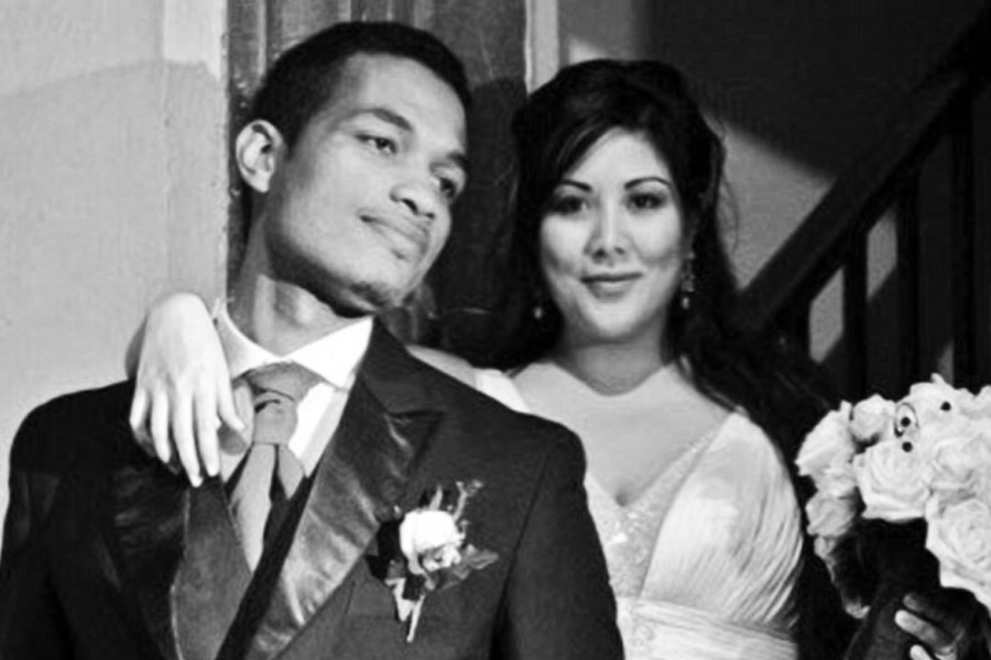 Image of Angeline Francis Khoo and her husband