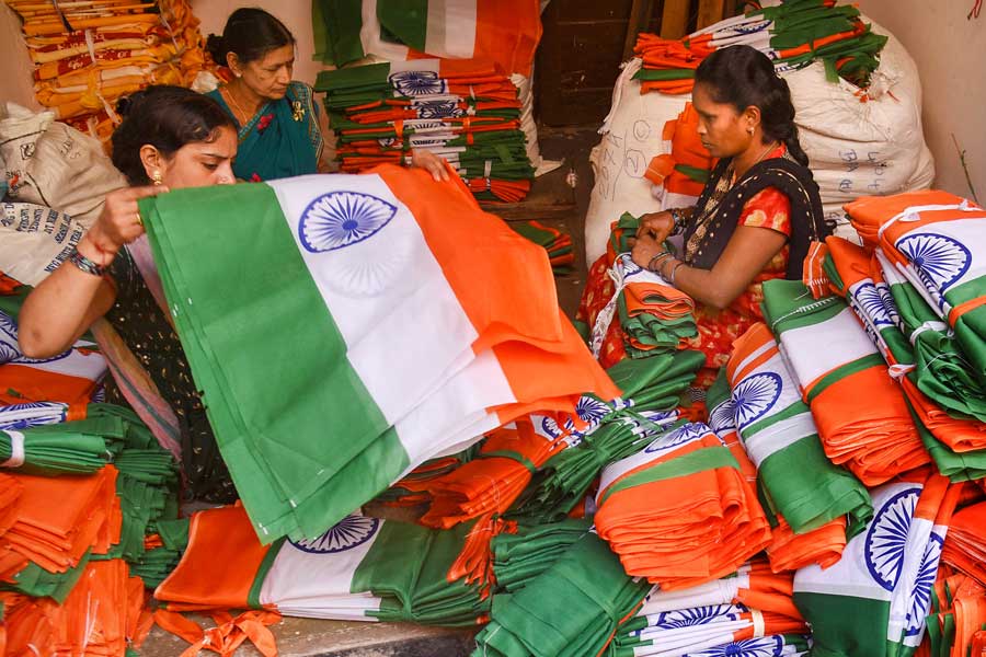 Only village of Karnataka that makes official Indian flags
