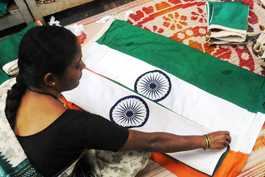 Only village of Karnataka that makes official Indian flags