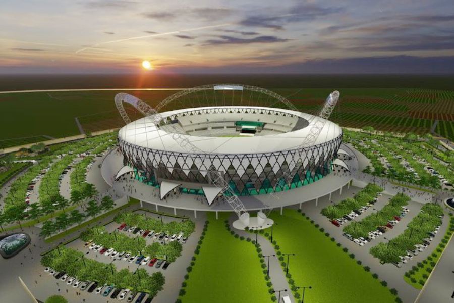 বারাণসীর প্রস্তাবিত ক্রিকেট স্টেডিয়াম।