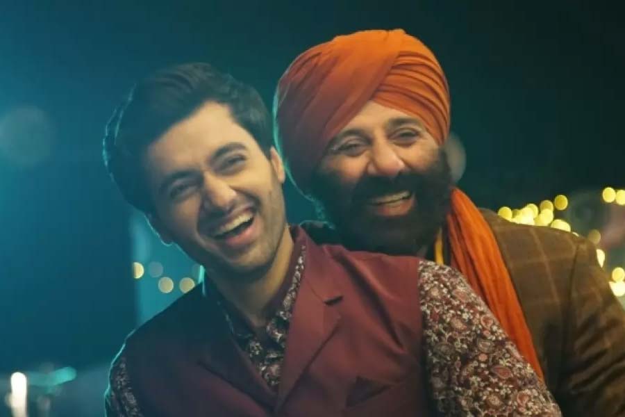 Sunny Deol and Utkarsh Sharma