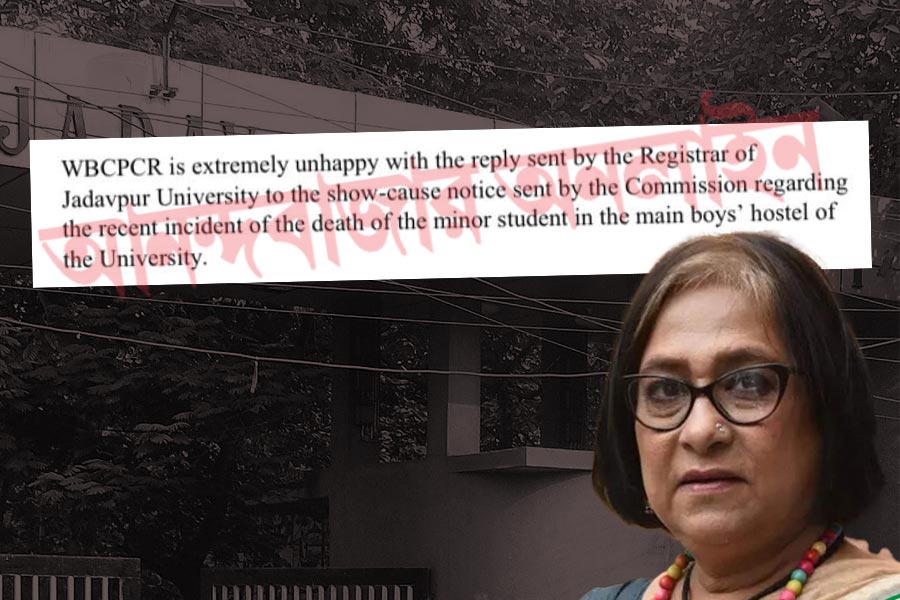 West Bengal Child Rights Commission is extremely unhappy with Jadavpur University’s response to the showcause notice.