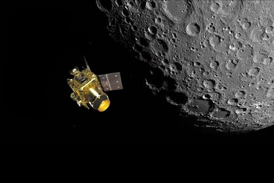 Chandrayaan-3 completes final orbit one more step closer to the moon.
