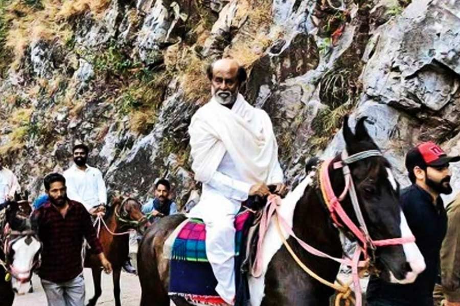 Rajinikanth in Himalayas