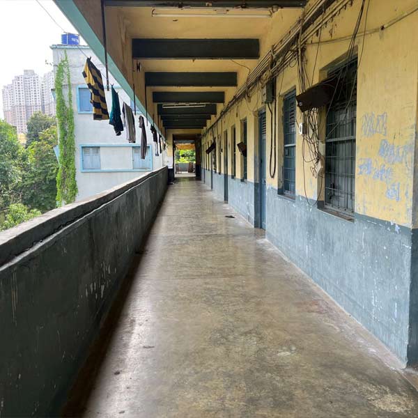 Jadavpur University main hostel.