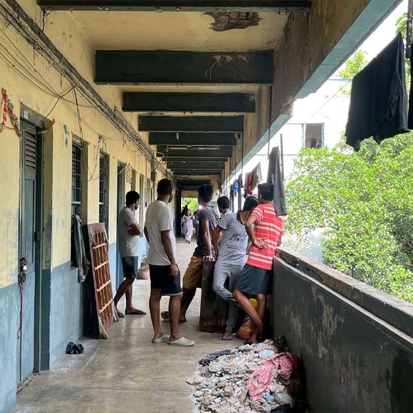 Jadavpur University main hostel.