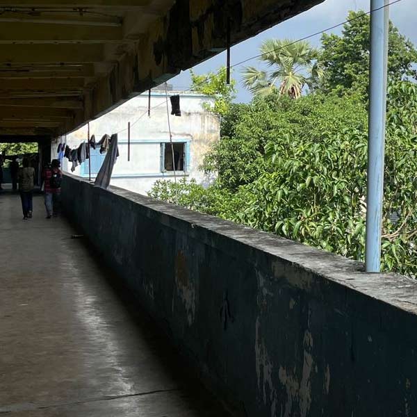Jadavpur University main hostel.