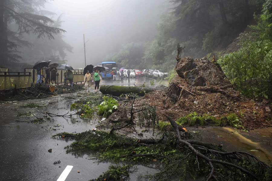 Landslide in Himachal