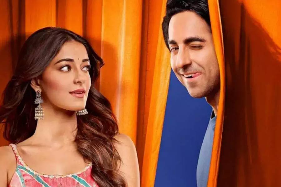 ananya pandey and Ayushmann Khurrana.