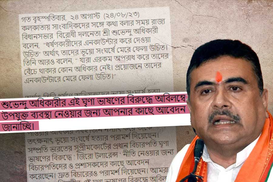 APDR approaches West Bengal Human Rights Commission against BJP Leader Suvendu Adhikari for ‘encountering rapists like Yogi Adityanath’ comment