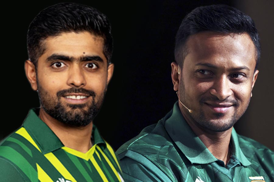 picture of Babar Azam and Shakib Al Hasan