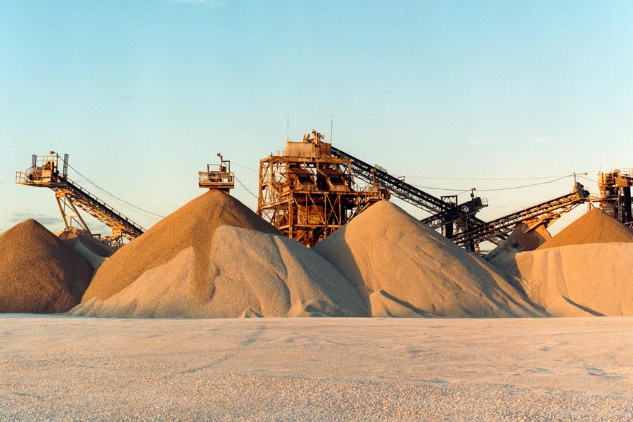 image of sand mining