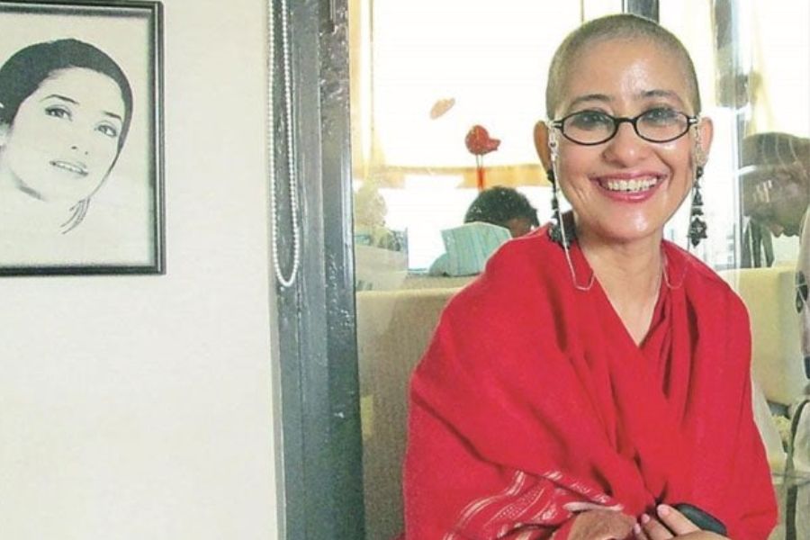 ক্যানসার চিকিৎসা চলাকালীন সময়ে মনীষা কৈরালা 