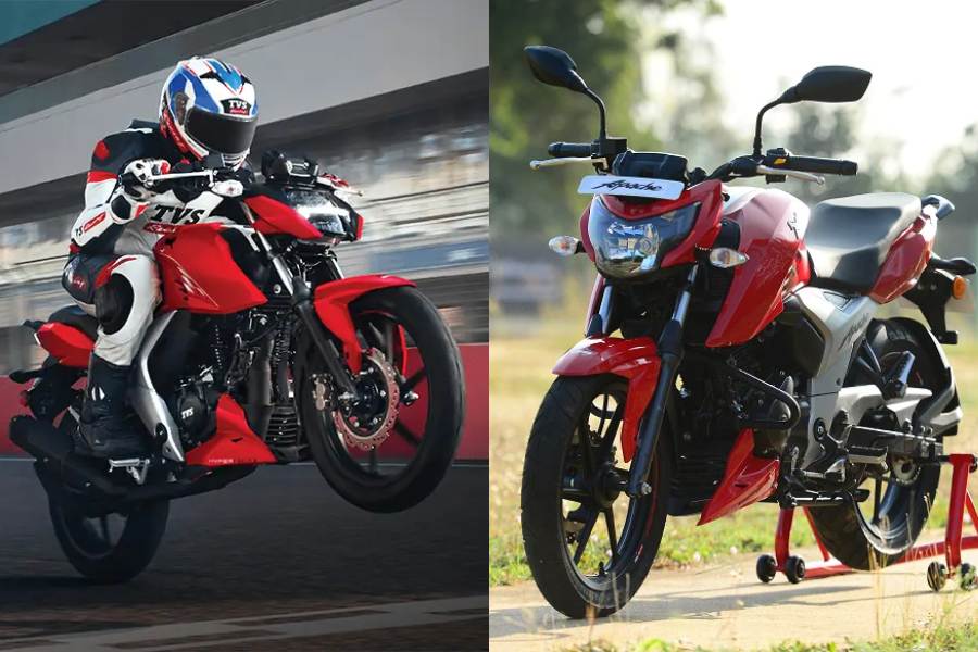 টিভি এস অ্যাপাচে আরটিআর ১৬০: (দাম  ১.০১ লক্ষ টাকা) ১৫৯ সিসির এই বাইকে রয়েছে একটি সিলিন্ডার, চারটি স্ট্রোক। এই বাইকের মাইলেজ, প্রতি লিটার তেলে ৫৪ কিলোমিটার। এ ছাড়াও এই বাইকে রয়েছে এয়ার কুলড্ টেকনোলজি। 