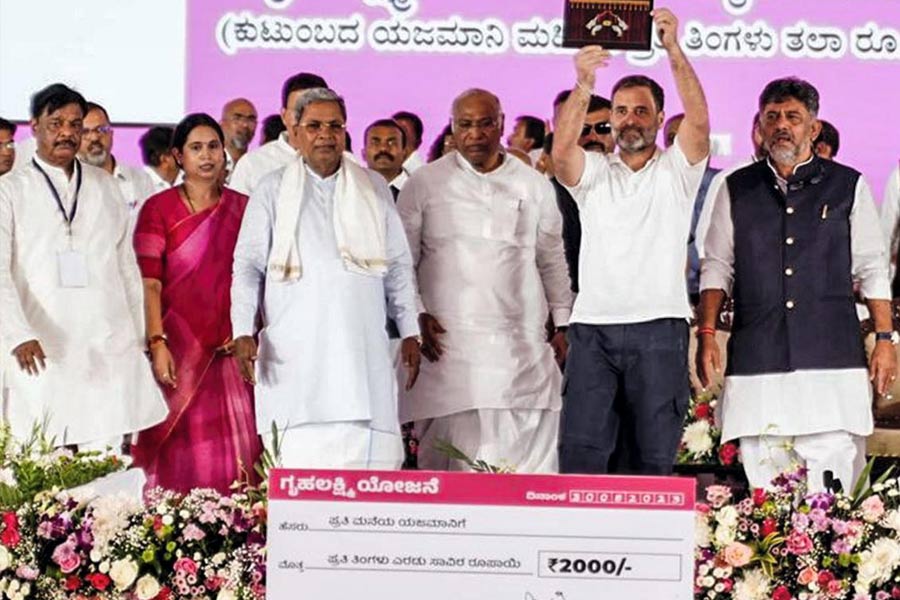 Congress leader Rahul Gandhi launched ‘Gruha Lakshmi’ scheme in Karnataka