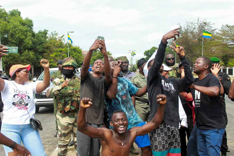 Army of African nation Gabon seizes power from President Ali Bongo and puts him in house arrest