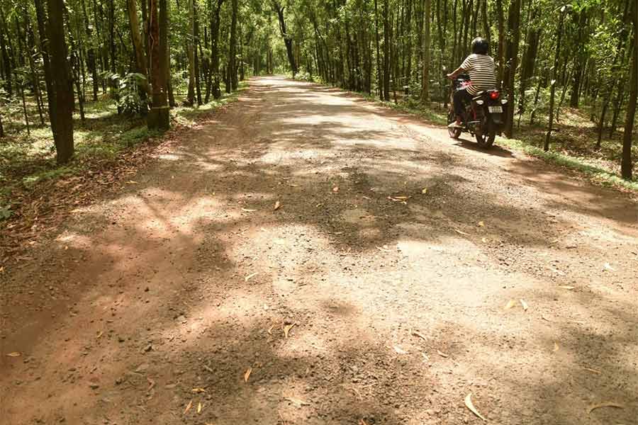 এই রাস্তা সংস্কারের দাবি উঠেছে।