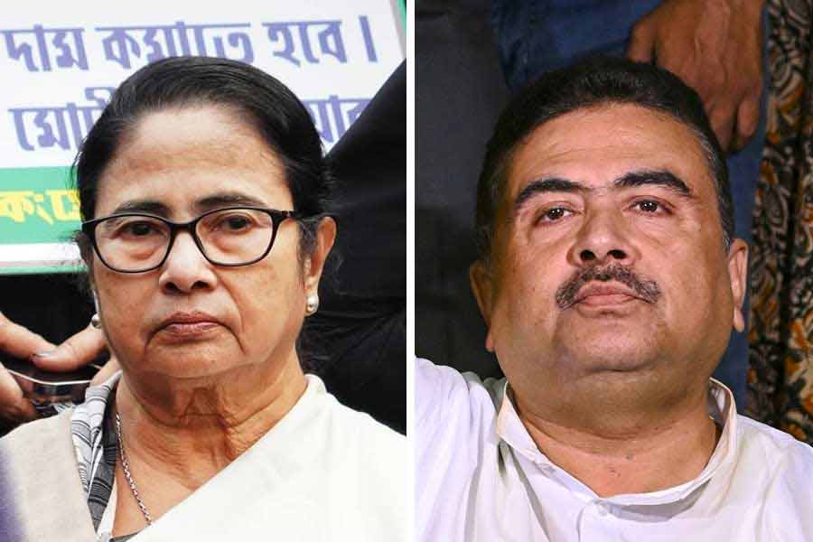 BJP leader Suvendu Adhikari will not attend meeting with chief minister Mamata Banerjee at Nabanna.