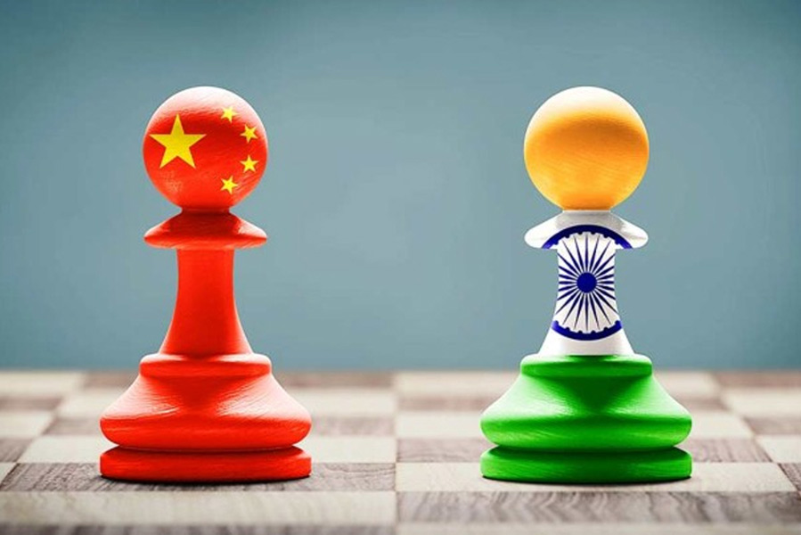 An image of India and China