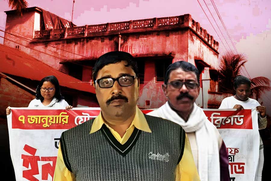 Anuj Pandey Dalim Pandey accused in Netai case,  joins CPM youth organization march