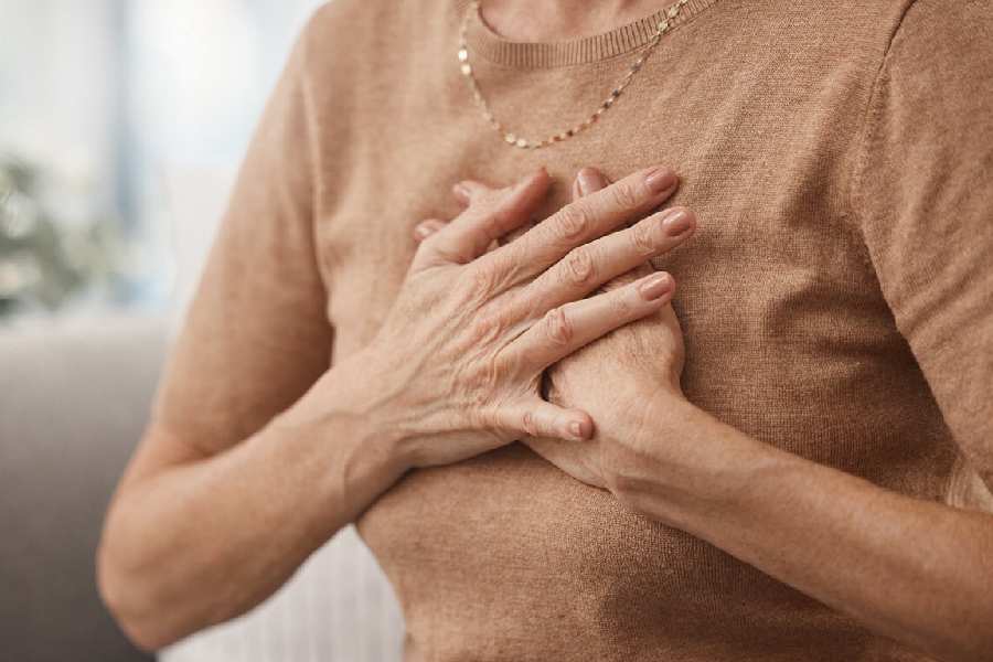 A woman had five heart attacks in sixteen months.