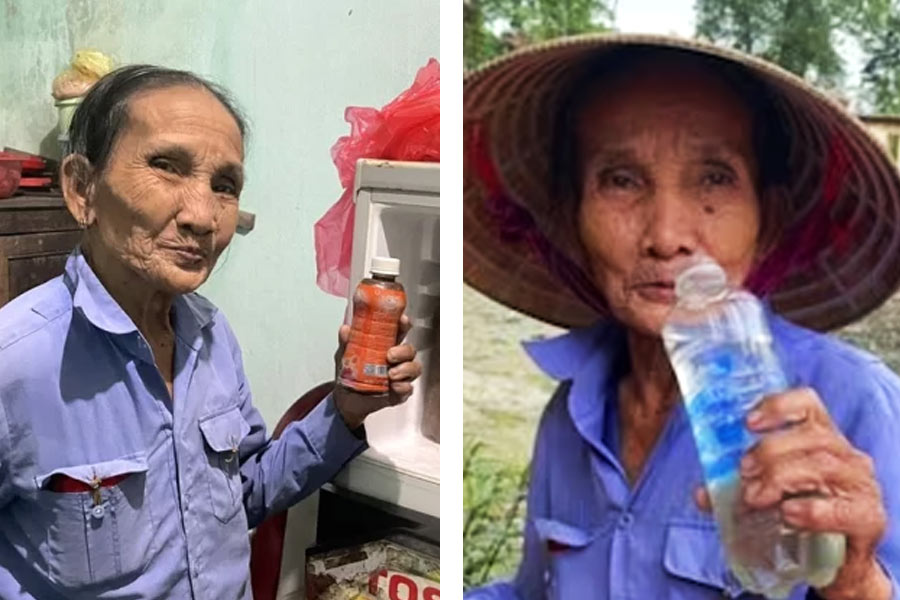 75-year-old woman claims she lived only on water and soft drinks for 50 Years.