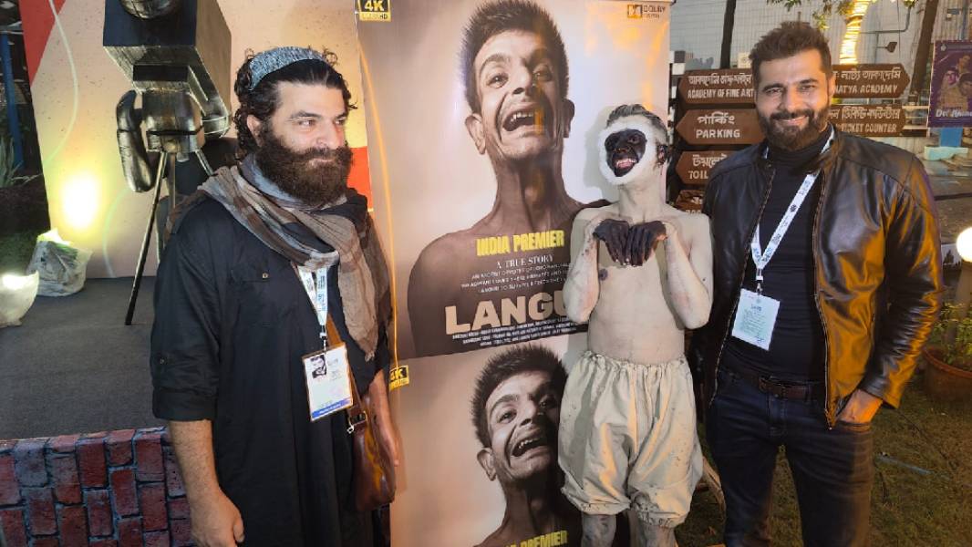 Team 'Langur' held an unique promotional stunt in 29th Kolkata International Film Festiv