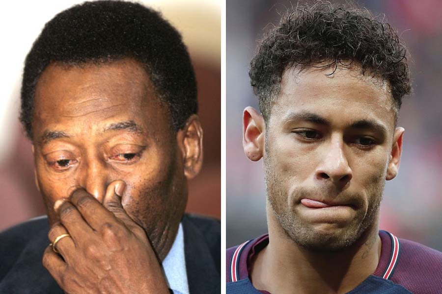 picture of Pele and Neymar
